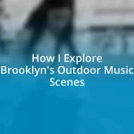 How I Explore Brooklyn’s Outdoor Music Scenes